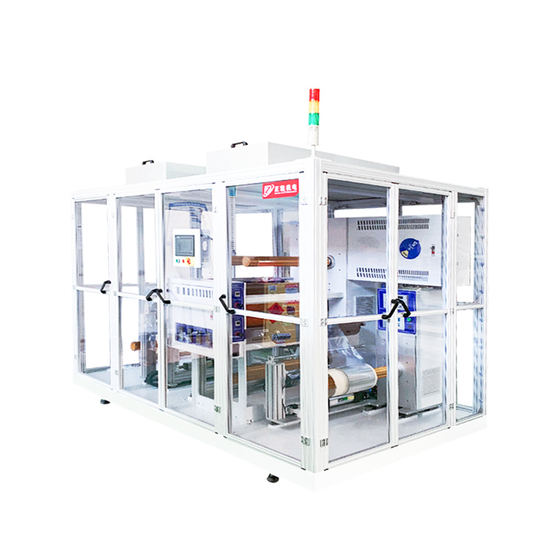 卷对卷双面自动覆膜机ZK-R2R-FM-500