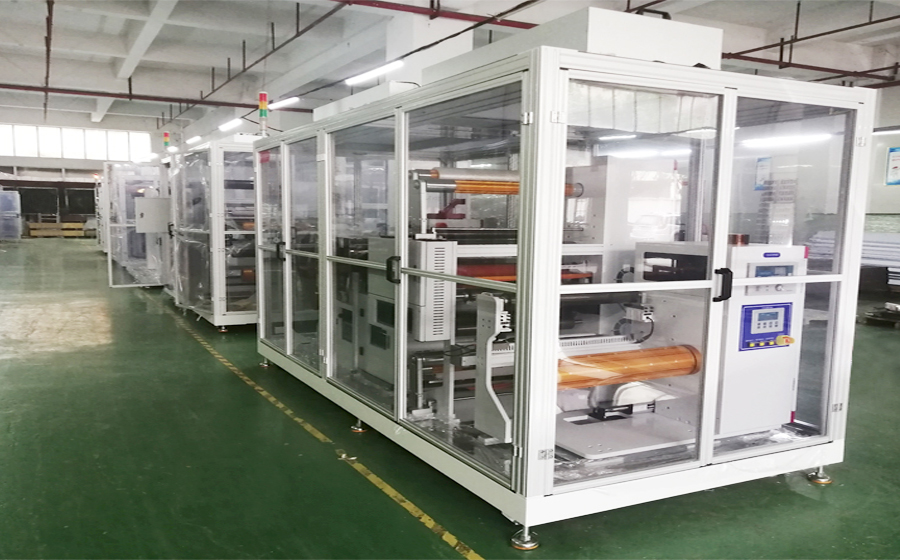 卷对卷双面自动压干膜机